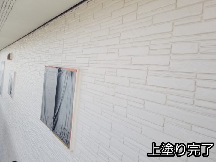 レンガ調サイディング 上塗り塗装 ペンキ ペイント 浜松市外壁塗装屋根専門店 加藤塗装