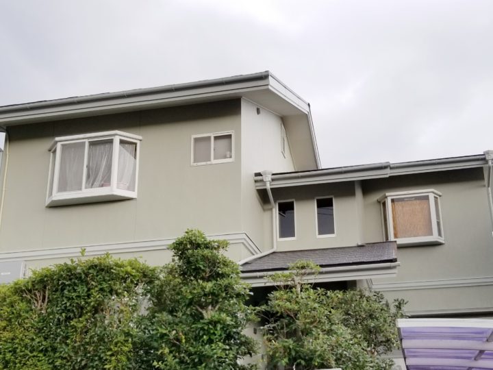 浜松市中区 一戸建て住宅 外壁屋根塗替え塗装 浜松市外壁塗装屋根専門店 加藤塗装