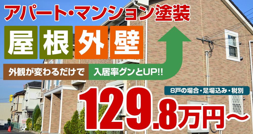 150万円以内で屋根外壁全塗装!直接依頼が一番安い!