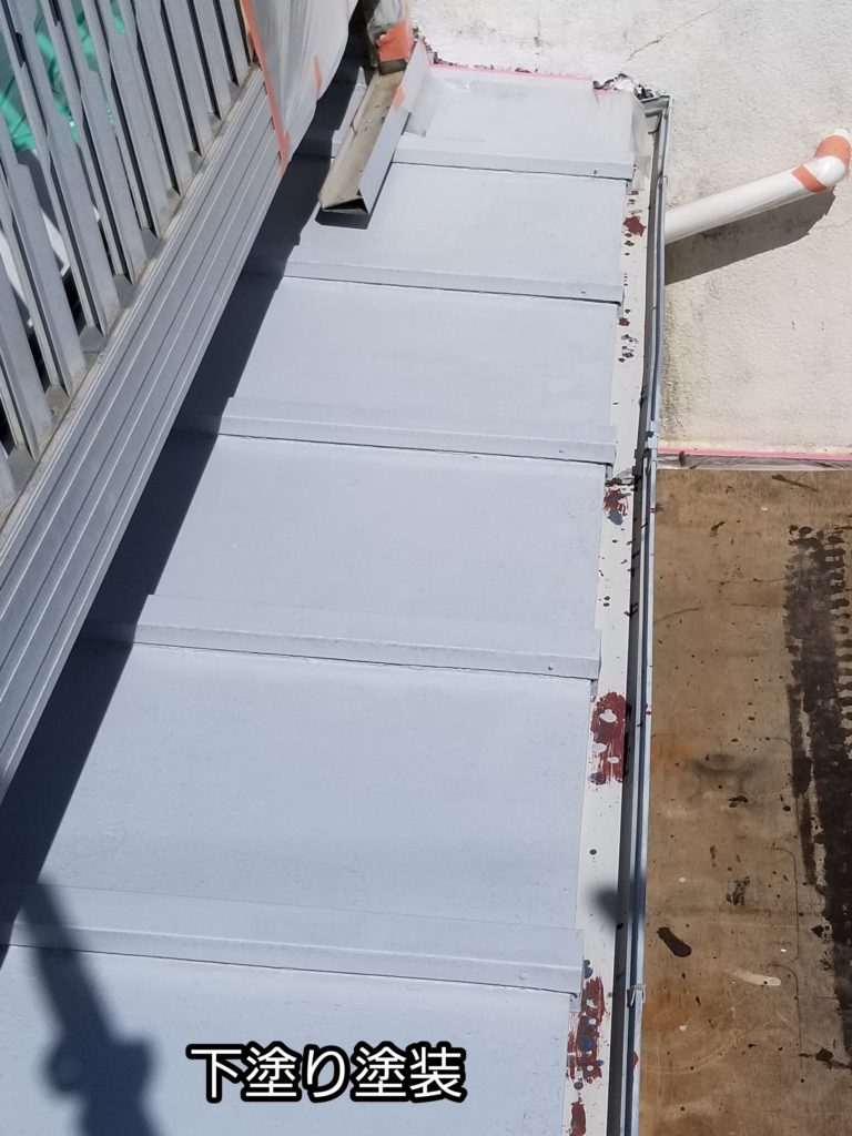 屋根　塗りかえ　金属製　錆止め　サビ　ペンキ　浜松市外壁塗装屋根専門店の加藤塗装