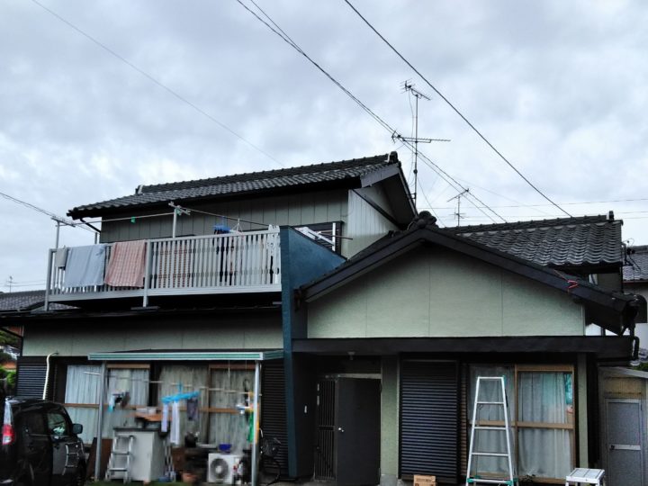 浜松市南区若林町U様邸 外壁塗装、屋根塗装、防水工事が完成しました!浜松市南区 外壁塗装屋根専門店 加藤塗装