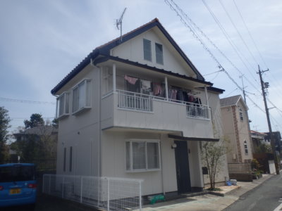 磐田市国府台にて無機ハイブリット塗料にて外壁塗装及びシーリング改修完了!浜松市外壁塗装屋根専門店の加藤塗装