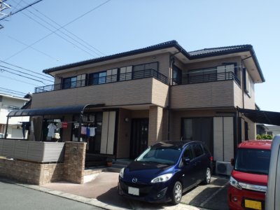 浜松市中区富塚にて無機ハイブリットクリヤーにて外壁塗装完成。浜松市外壁塗装屋根塗装専門店|加藤塗装