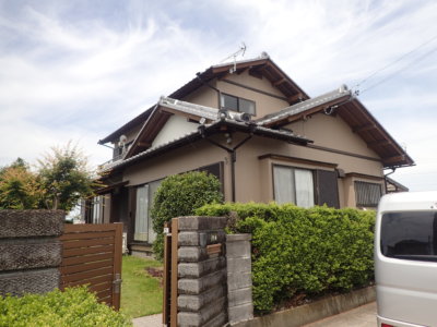 浜松市浜北区にて和風住宅の外壁塗装が完成しました。浜松市外壁塗装専門店|加藤塗装