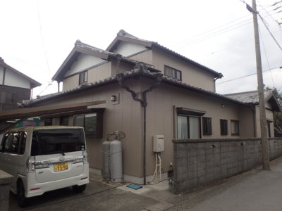 磐田市福田町にて外壁塗装完成しました。外壁塗装ことなら浜松塗装専門店|加藤塗装
