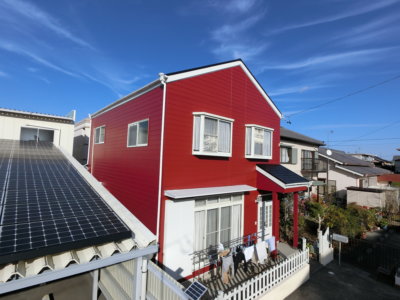 浜松市南区安松町にて外壁塗装完成。外壁塗装のことなら浜松塗装専門店|加藤塗装