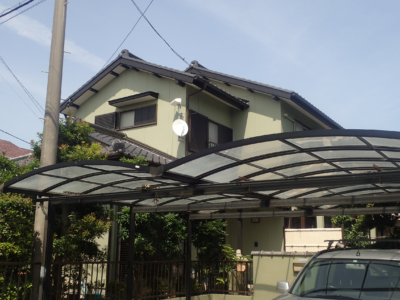 浜松市南区遠州浜Yさま外壁塗装完成しました。外壁塗装の事なら浜松塗装専門店|加藤塗装