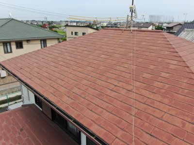 浜松市南区三和町施工事例加藤塗装屋根ヤネフレッシュシリコン