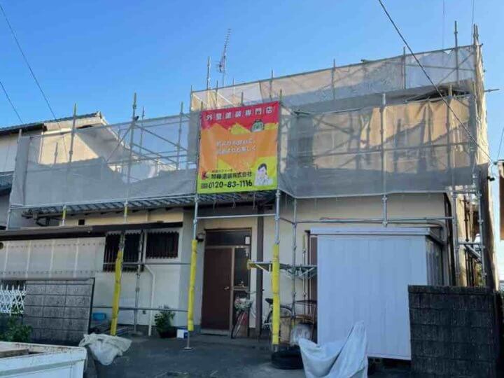 米津町　漆喰改修工事　外壁塗装の事なら浜松塗装専門店｜加藤塗装