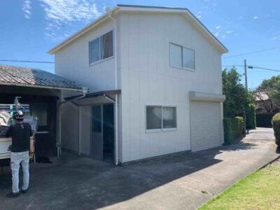 浜松市西区馬郡町Mさま倉庫塗装