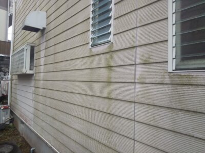 浜松市中区和合町外壁塗装屋根塗装工事施工事例令和5年外壁塗装の事なら浜松塗装専門店加藤塗装藻や苔等の微生物の汚れ