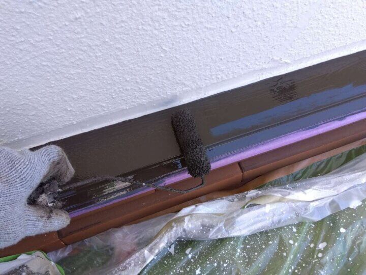 屋根水切り塗装工事