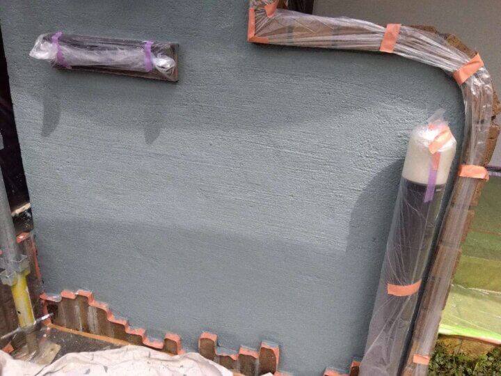 外構壁塗装工事