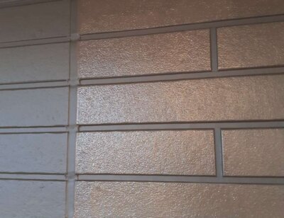 下塗り塗装クリヤーシーラー外壁塗装の事なら加藤塗装静岡県浜松市専門店ダブルトーン工法とはレンガ調サイディング二色使い塗りつぶさない職人技術