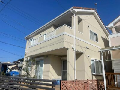 浜松市中央区本郷町M様邸で塗替え工事完了。