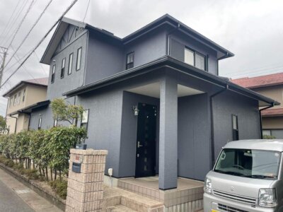 浜松市中央区若林町Tさま邸外壁塗装完成。