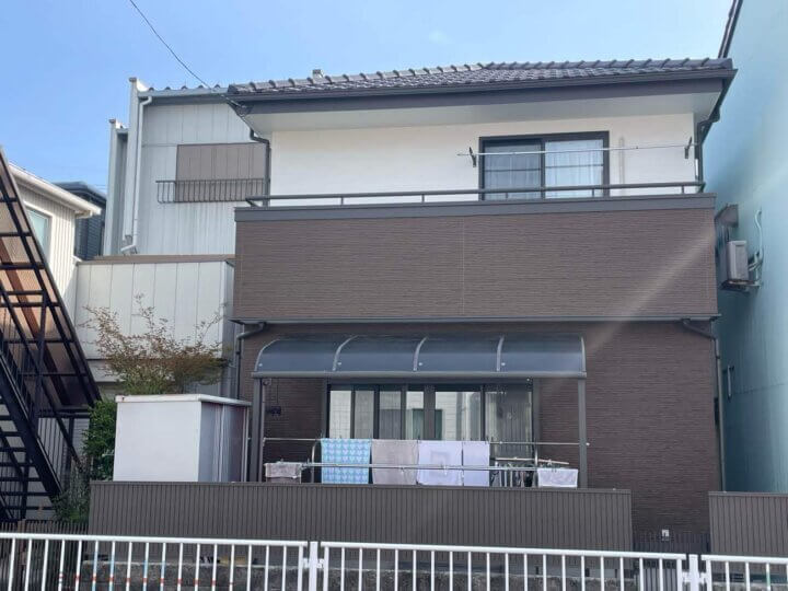 浜松市中央区城北Mさま邸で外壁塗装完成。