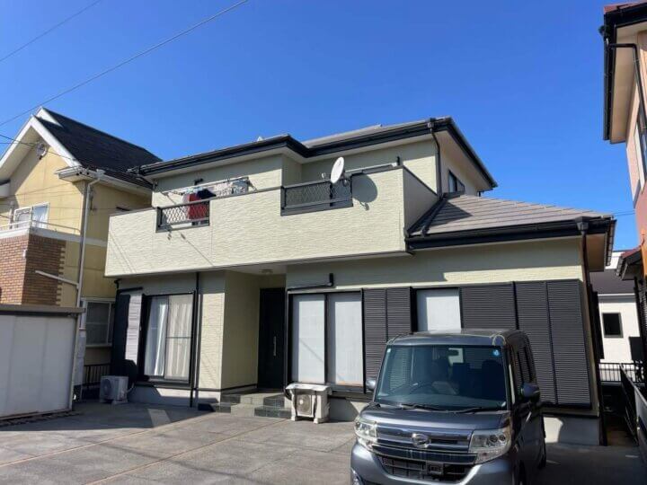 浜松市遠州浜のOBさま外壁塗装が完了しました。
