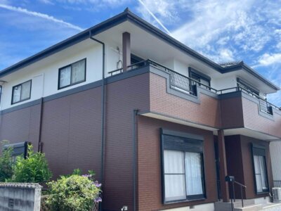 浜松市中央区長田町で外壁塗装が完成しました。